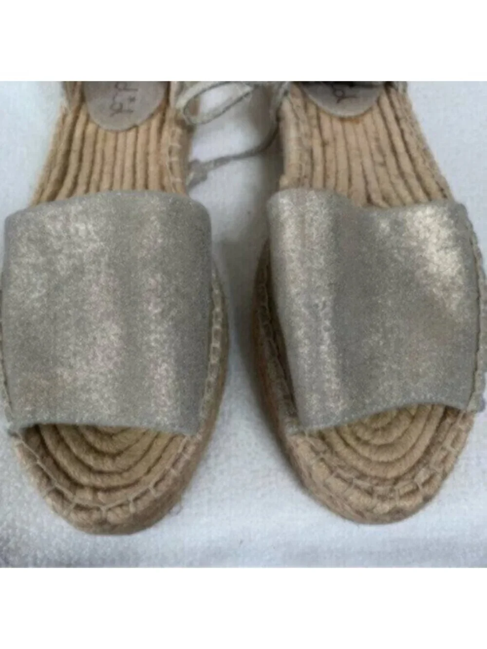 Splendid Edna Gold Tone Espadrilles